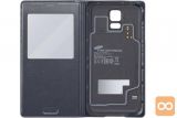 Samsung Galaxy S5 Wireless Charging S-View Flip Cover Black