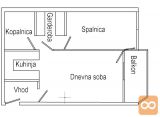 Bežigrad 2-sobno 58,50 m2