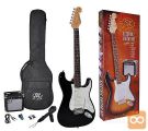 SX SE1SK-BK Električna kitara električne kitare komplet set
