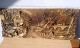 Slika relief mlin na vodi 75cm x 30cm