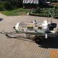 Gumenjak Sava 350 + Yamaha 25+ Prikolica, trajna reg.