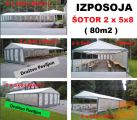 ODDAJA ŠOTORA 5x8 LAHKO TUDI DVA in 3x6 , ORODJA