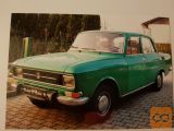 Prodam / brezplačen najem : avto starodobnik Moskvič l. 1977