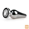 ANALNI ČEP Silver/Clear No.11