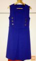 Modra obleka z okrasnimi gumbi Babylon collection