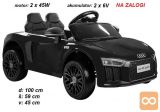 Otroški avto na akumulator AUDI R8 SPYDER (črn)