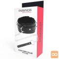 OVRATNICA S POVODCEM Darkness Black Furry Colar