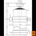 Cilinder teleskopski, 7stopenj, 14t, 2920mm ,s kroglo 7021S