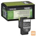 Toner Lexmark 70C2HK0 / 702HK Black / Original