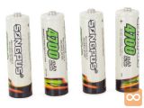 4x akumulatorska polnilna baterija AA 4700 mAh