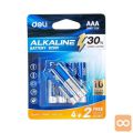 Alkalne baterije AAA LR03 4+2 kos