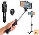 3v1 univerzalni selfie stick in tripod + bluetooth daljinec