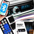 1DIN 12V LCD FM avtoradio 4x55W 2x USB Bluetooth SD +