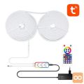 Pametni WiFi RGBIC LED svetlobni trak v mat cevi 5m Google