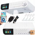 FM LED viseči kuhinjski radio LCD Bluetooth DAB+ bel