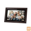 Touch digitalni foto okvir FRAMEO Wi-Fi zvočnik les + APP