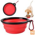Zložljiva silikonska posoda za pse 0,4L
