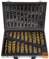 170 delni set svedrov HSS za kovine 1-10mm titan