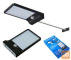 Solarna 36 LED svetilka s PIR sezorjem gibanja 6500K črna