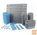 100 x 54cm stenski predalnik PVC – 43 delni organizator